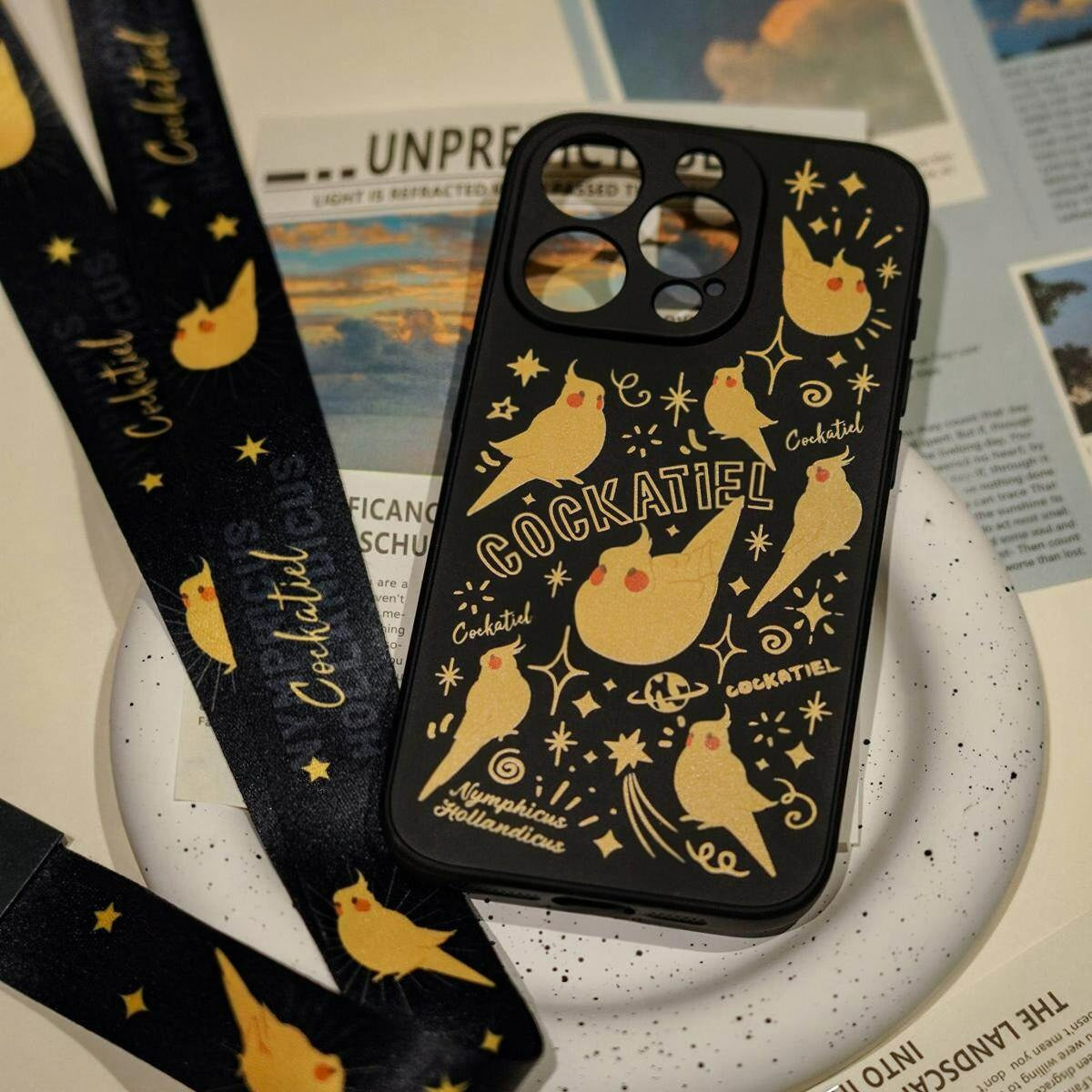 Parrot Phone Case - Black