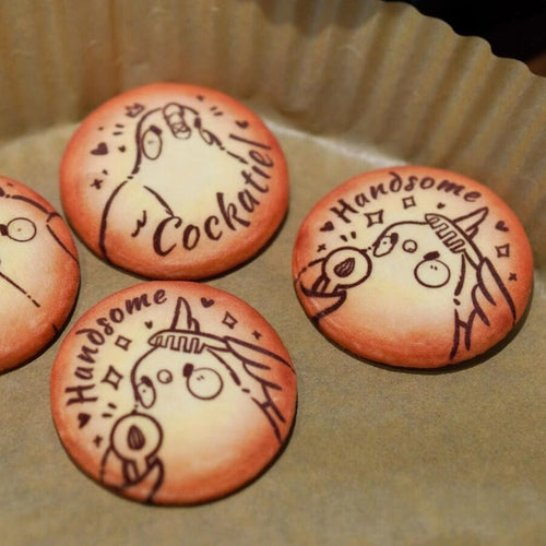 Parrot Cookie Badge