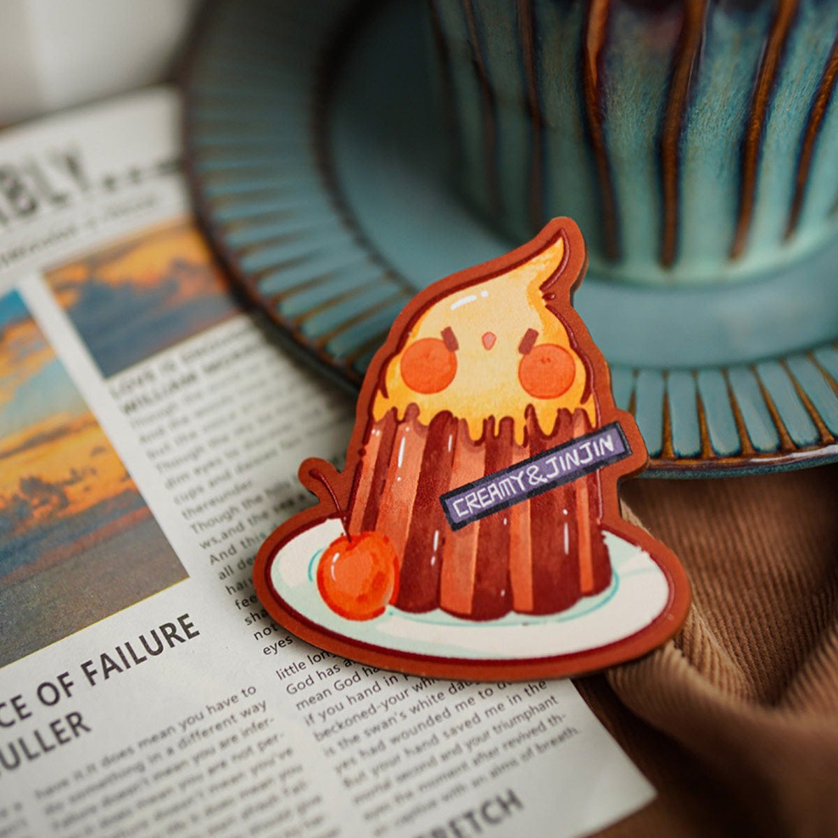 Wooden Parrot Fridge Magnet