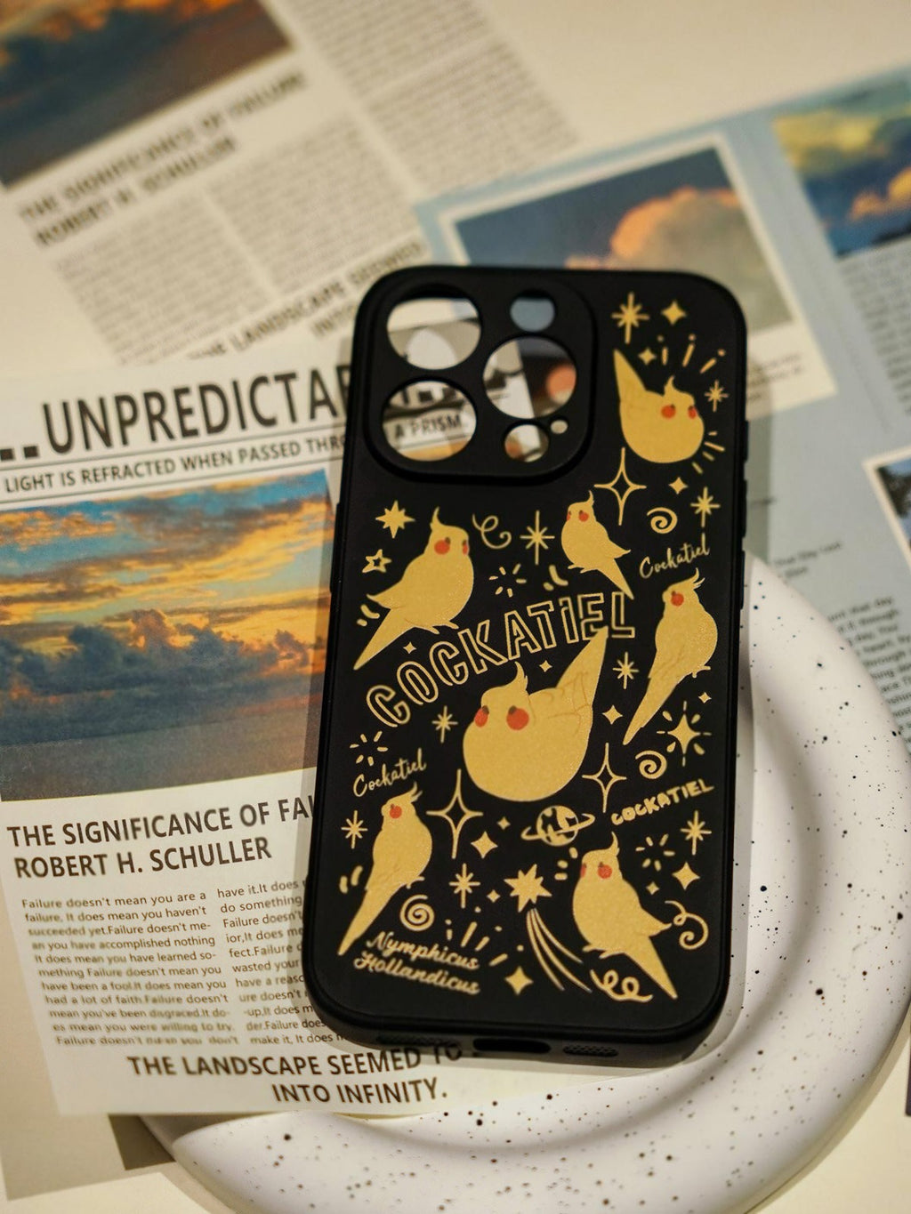 Parrot Phone Case - Black