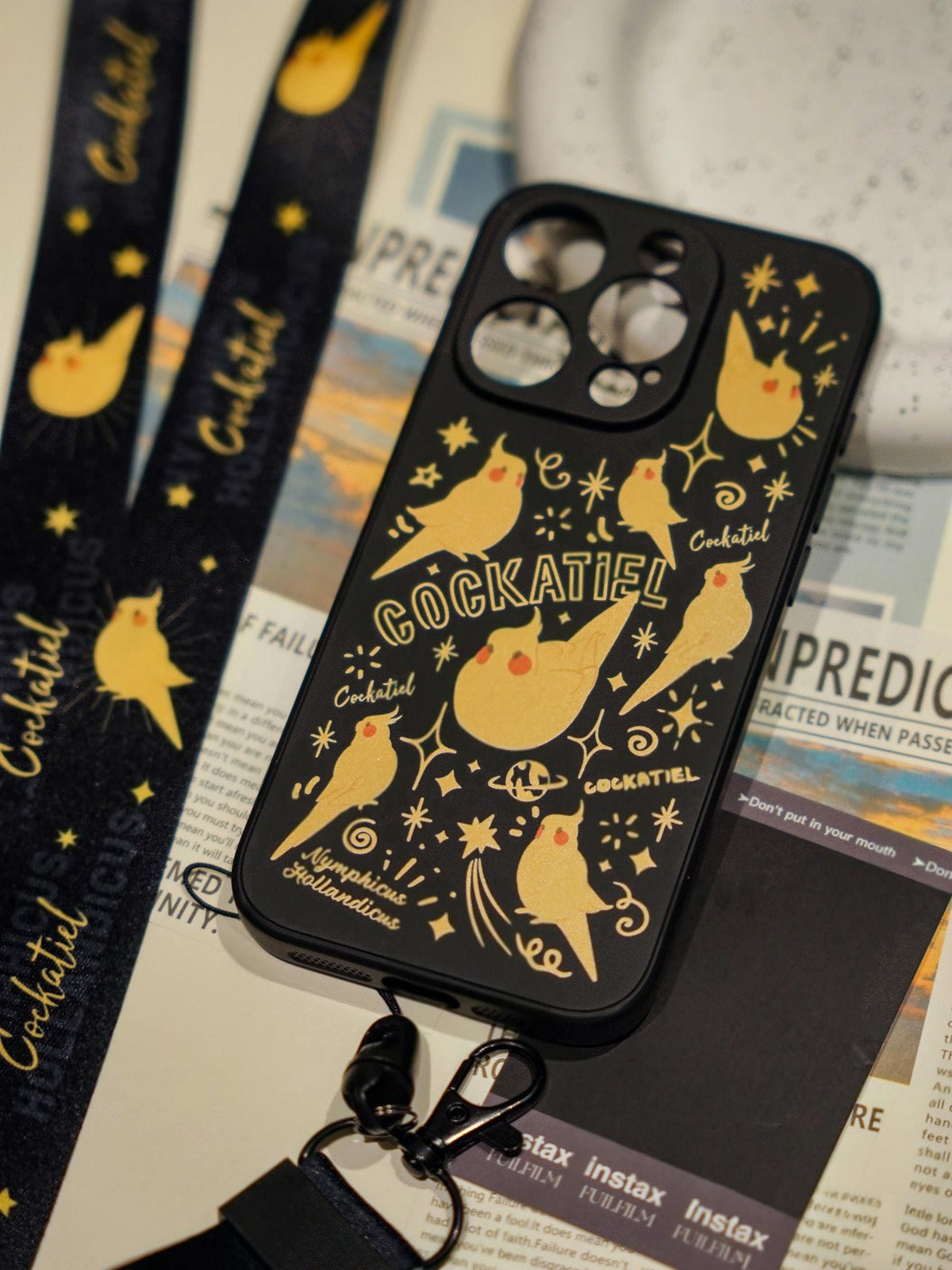 Parrot Phone Case - Black