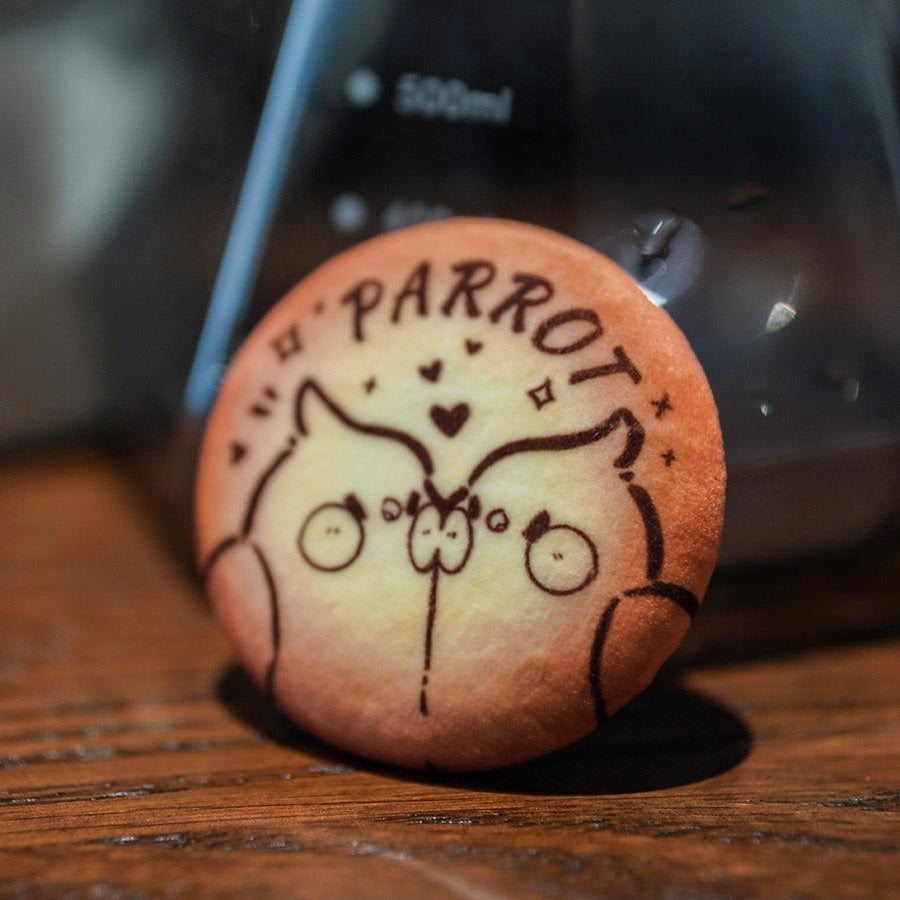 Parrot Cookie Badge