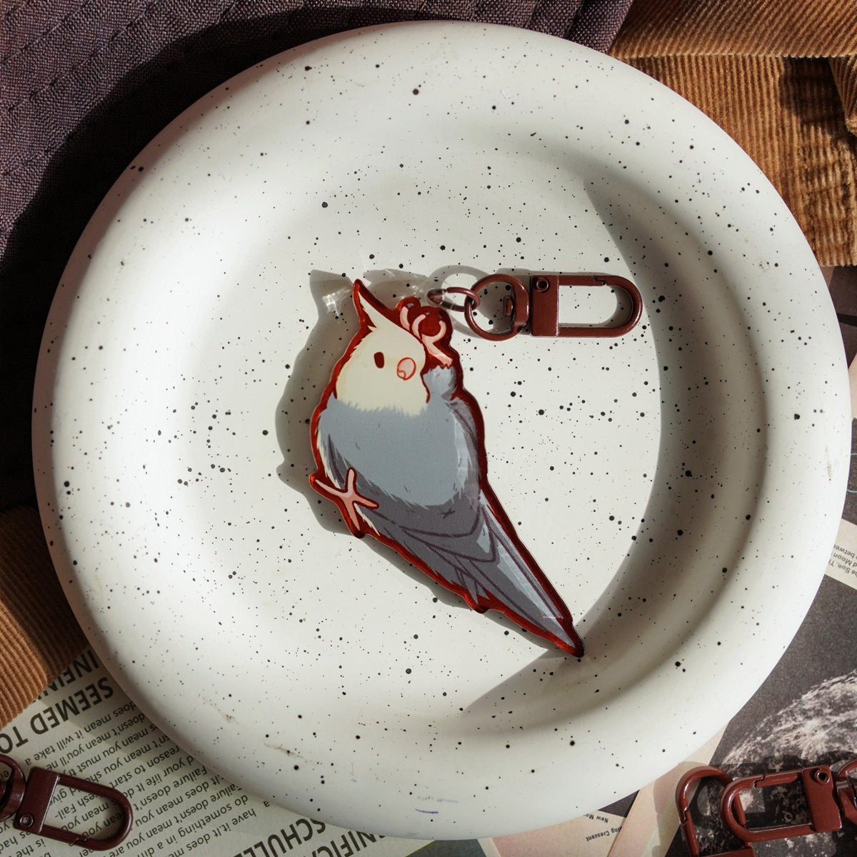Parrot Keychain
