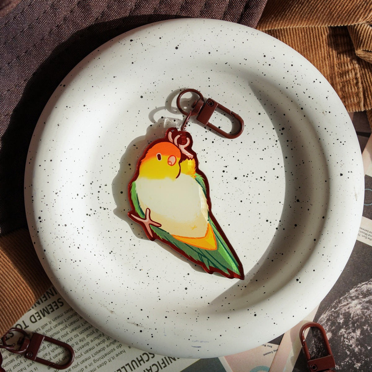 Parrot Keychain
