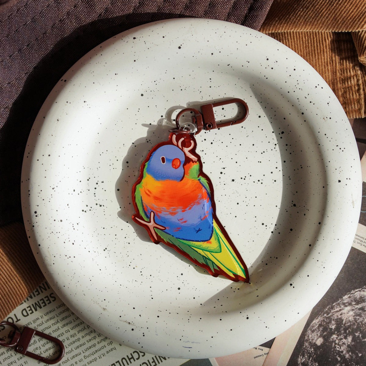 Parrot Keychain