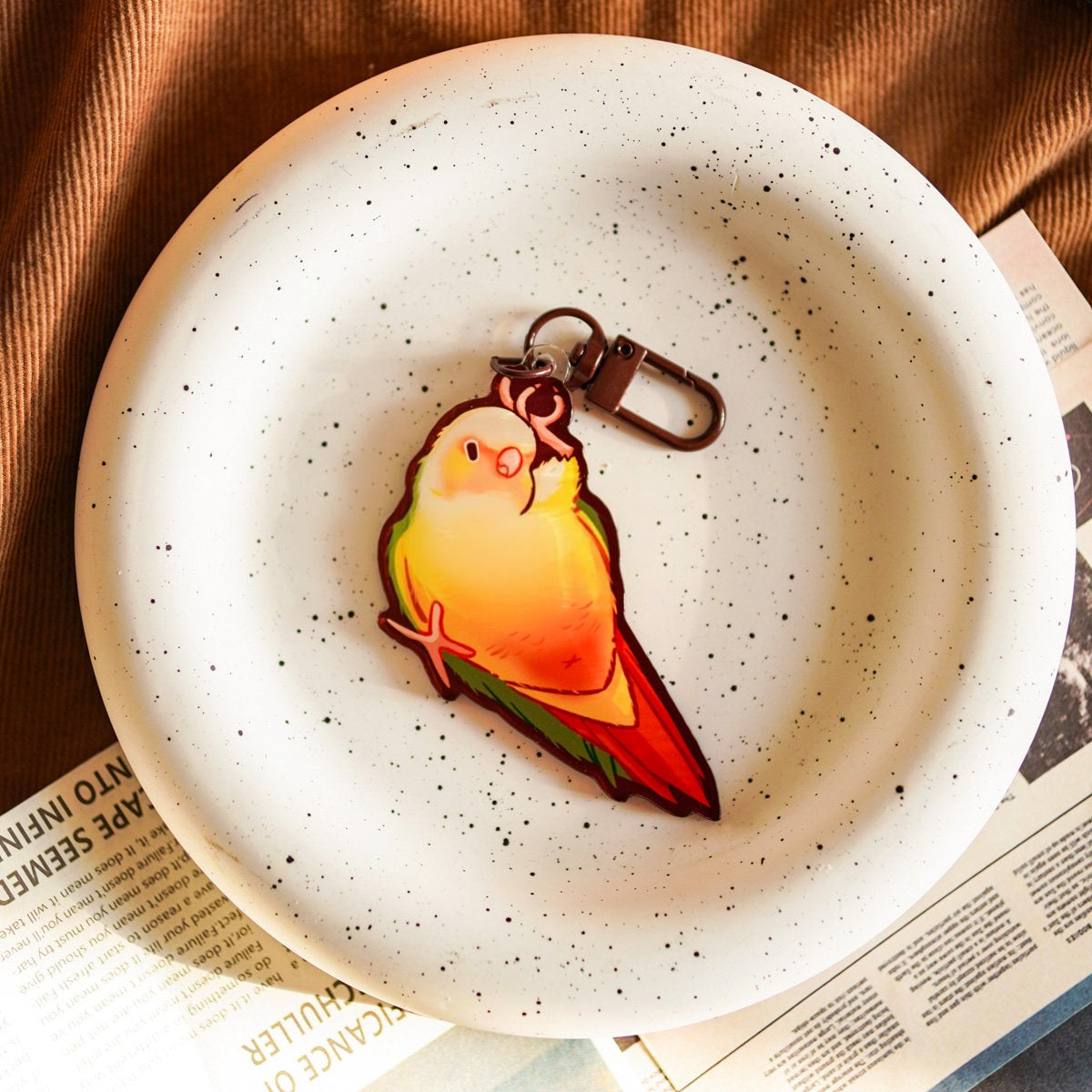 Parrot Keychain