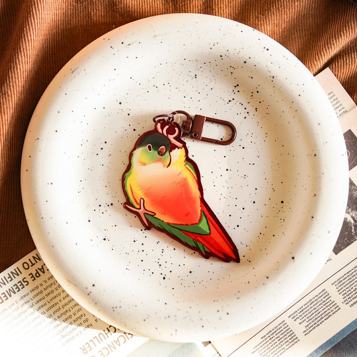 Parrot Keychain